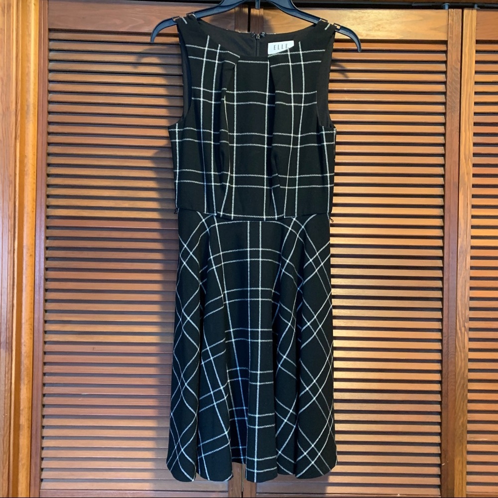 ELLE Black and White Dress